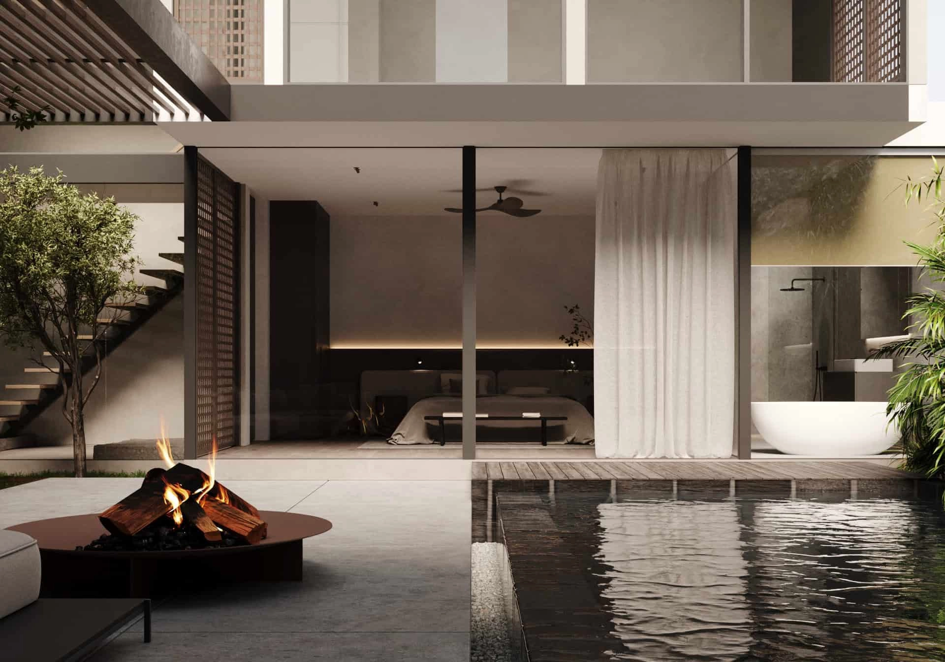 MODERN 3 BEDROOM VILLA CLOSE TO BINGIN BEACH FOR SALE LEASEHOLD IN BINGIN BE-868 